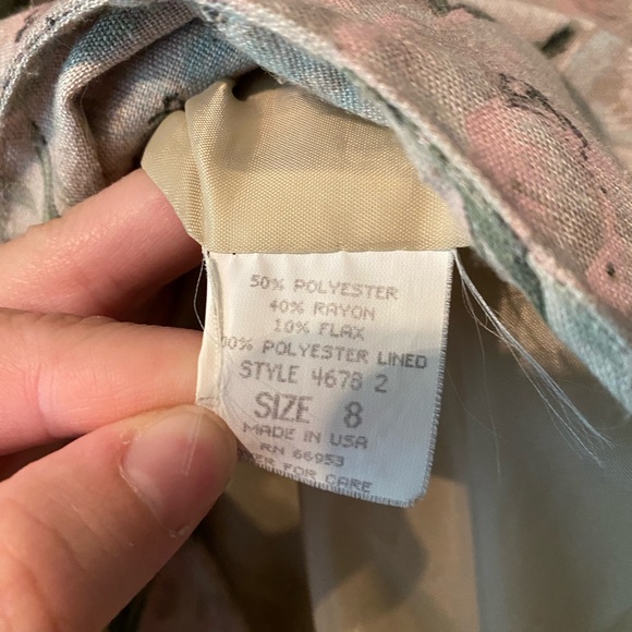 Vintage 90s Floral Blazer - Picture 4 of 4